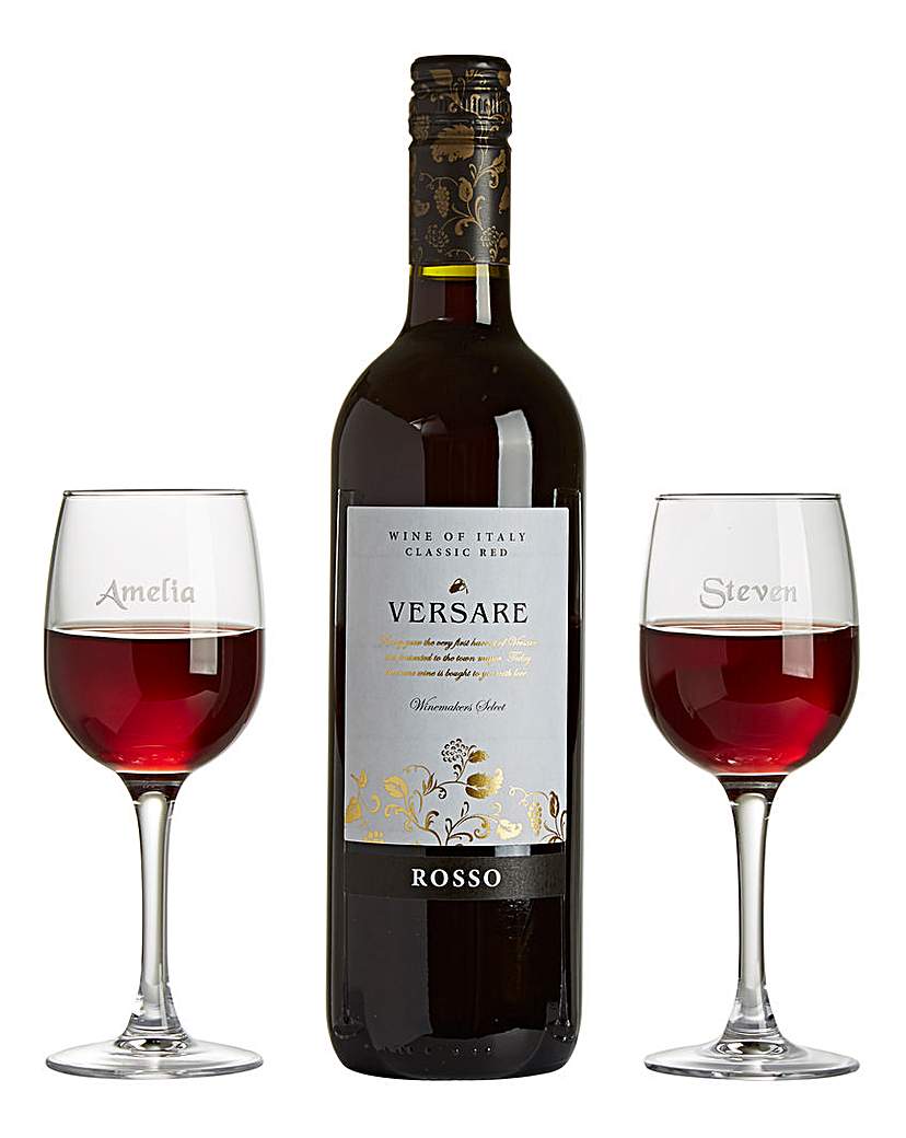 Personalised Red Wine Lovers Set Personalised Red Wine Lovers Set