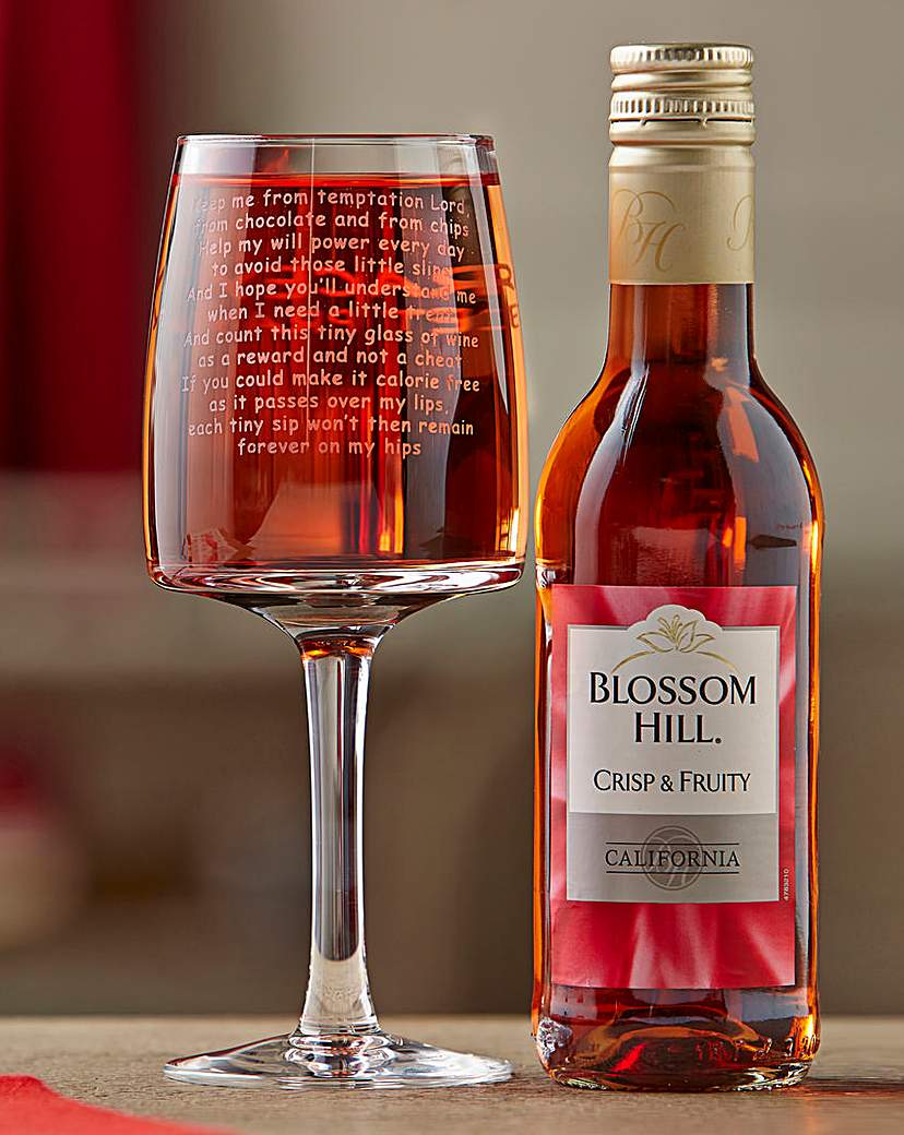 Personalised Dieters Wine Set Personalised Dieters Wine Set