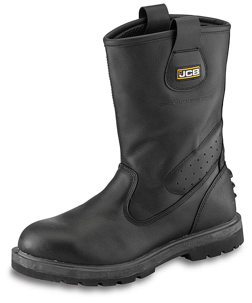 jcb tan safety rigger boots