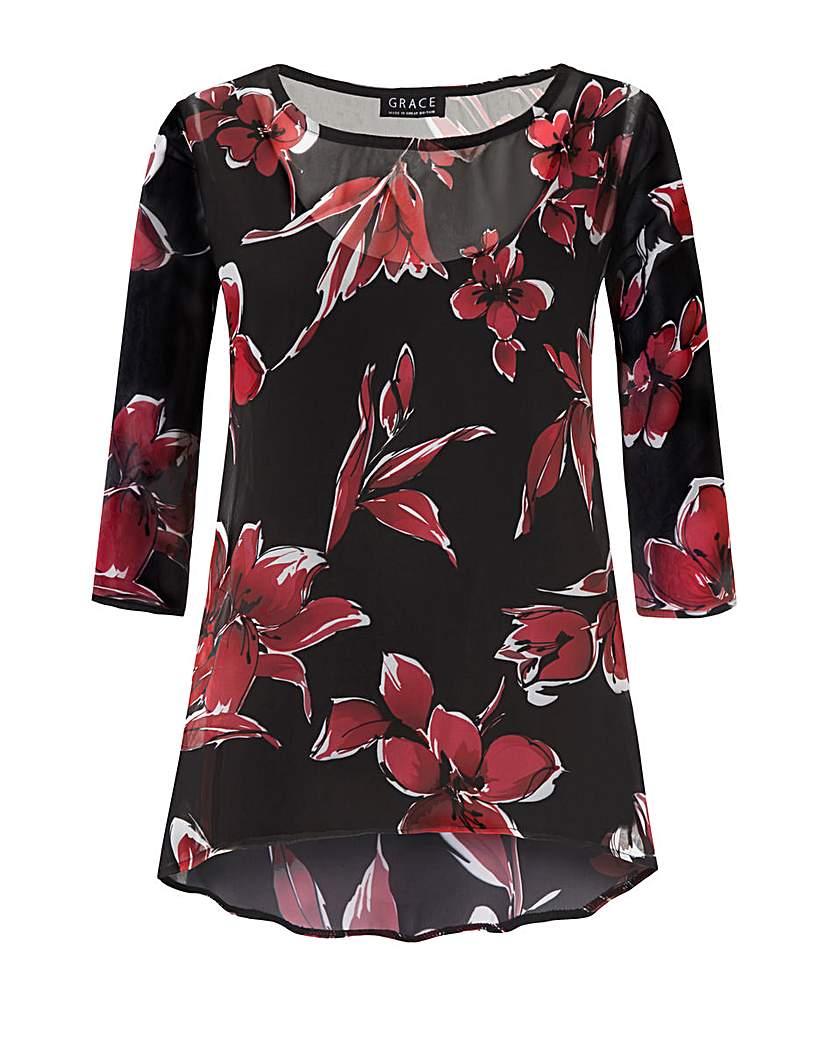 Grace Made in Britain chiffon tunic Grace Made in Britain chiffon tunic