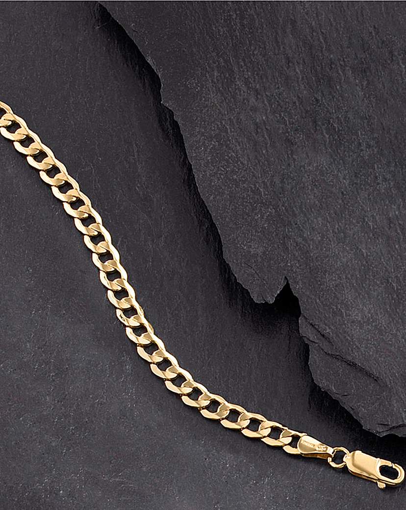 Gent's 9ct Gold 1/4oz Hollow Curb Chain Gent's 9ct Gold 1/4oz Hollow Curb Chain