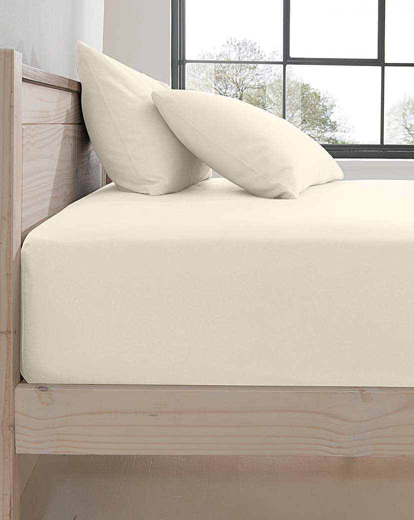 Extra Deep Flannelette Fitted Sheet Extra Deep Flannelette Fitted Sheet