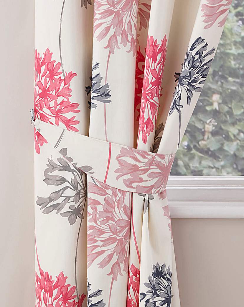 Millie Printed Floral Curtain Tie-Backs Millie Printed Floral Curtain Tie-Backs