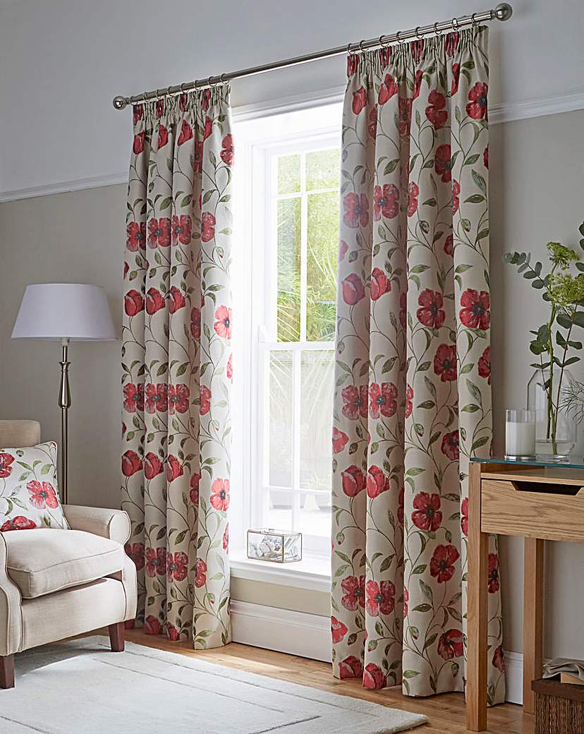 Carmen Luxury Floral lined Curtain Carmen Luxury Floral lined Curtain