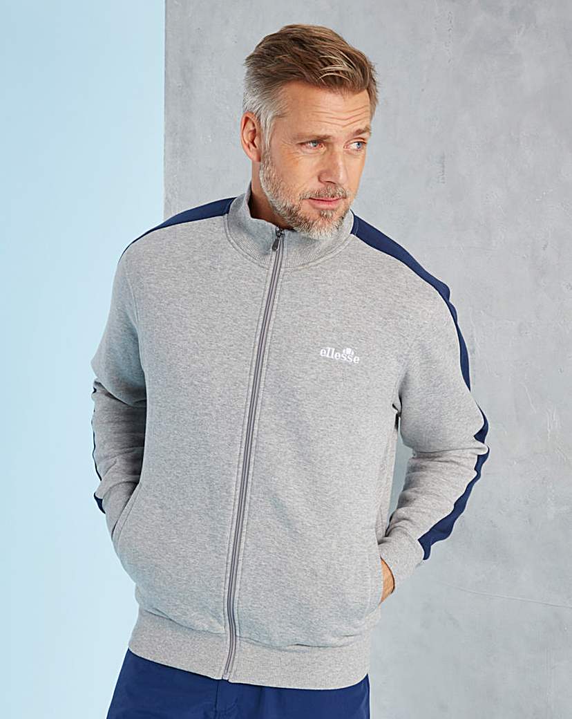 Ellesse Grey Marl Dimaggio Tracktop Ellesse Grey Marl Dimaggio Tracktop