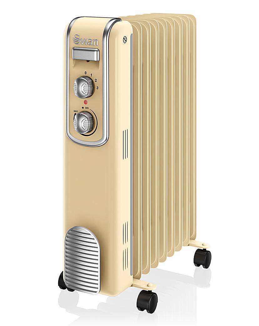 Swan 2000W Retro Oil Filled Radiator Swan 2000W Retro Oil Filled Radiator