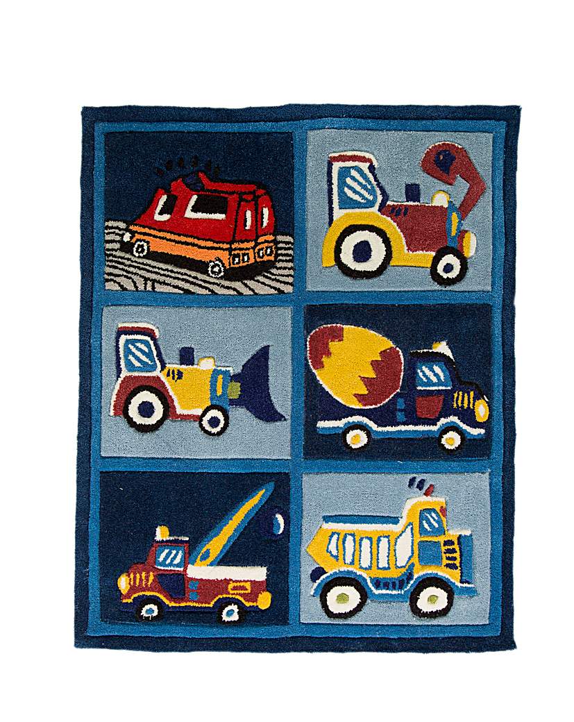 Truck Design Kids Rug Truck Design Kids Rug