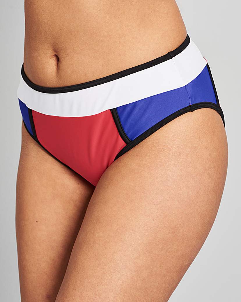 Simply Yours Colour Block Bikini Brief Simply Yours Colour Block Bikini Brief