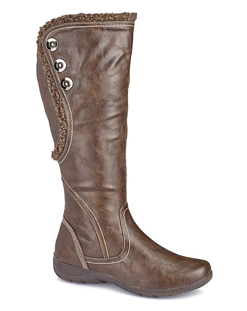 cushion walk knee high boots