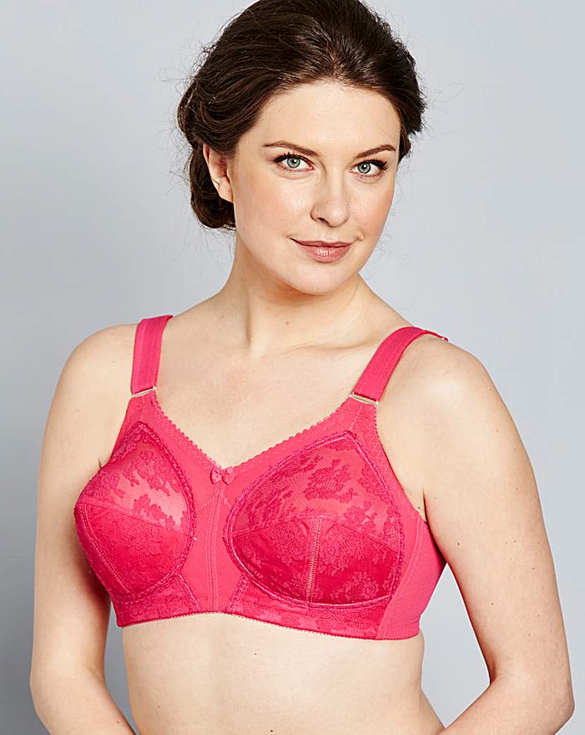 Triumph Doreen Non Wired Bright Pink Bra Triumph Doreen Non Wired Bright Pink Bra