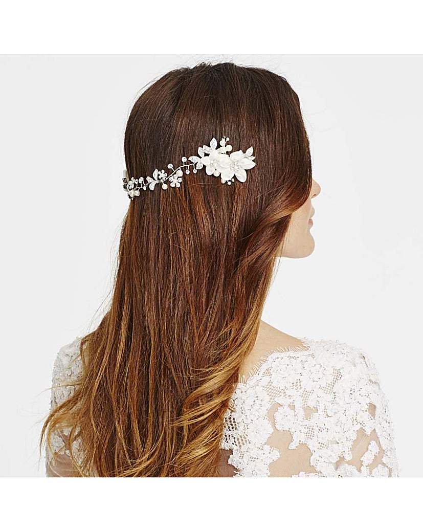 Alan Hannah Silk Flower Head Piece Alan Hannah Silk Flower Head Piece