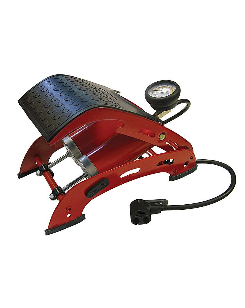 Foot Pump Double Cylinder C/w Gauge Foot Pump Double Cylinder C/w Gauge