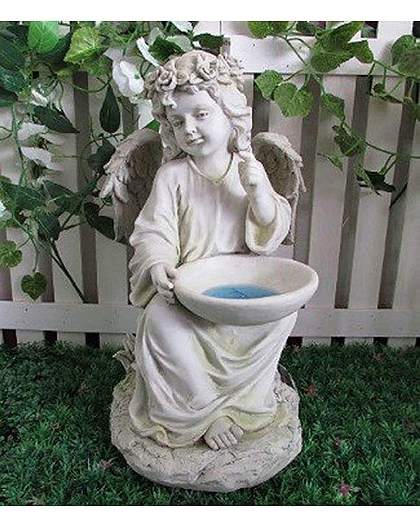 Gardenwize Solar Angel Birdbath Gardenwize Solar Angel Birdbath