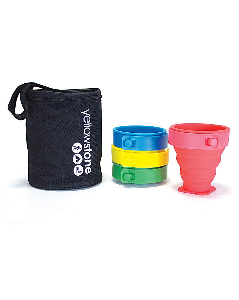 Yellowstone 4 Folding Silicone Mugs Yellowstone 4 Folding Silicone Mugs