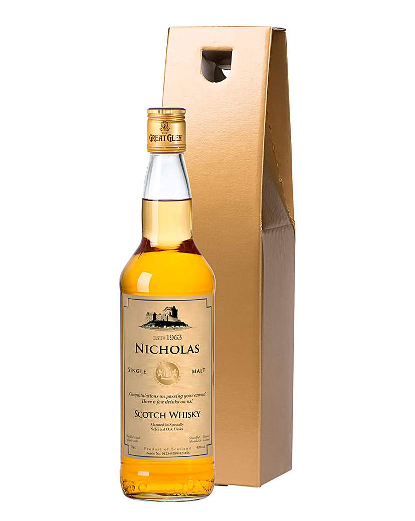 Gift Boxed Personalised Malt Whiskey Gift Boxed Personalised Malt Whiskey