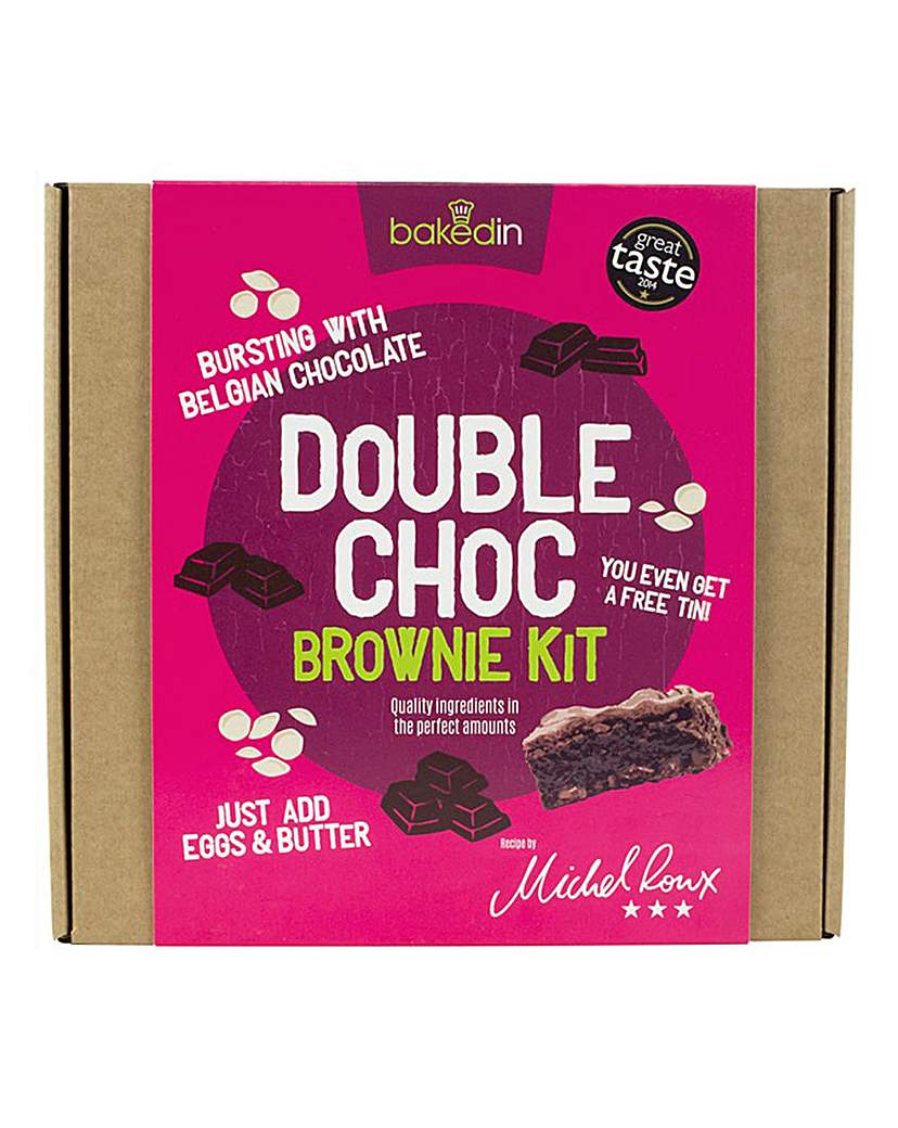 Bakedin Double Choc Brownie Kit Bakedin Double Choc Brownie Kit