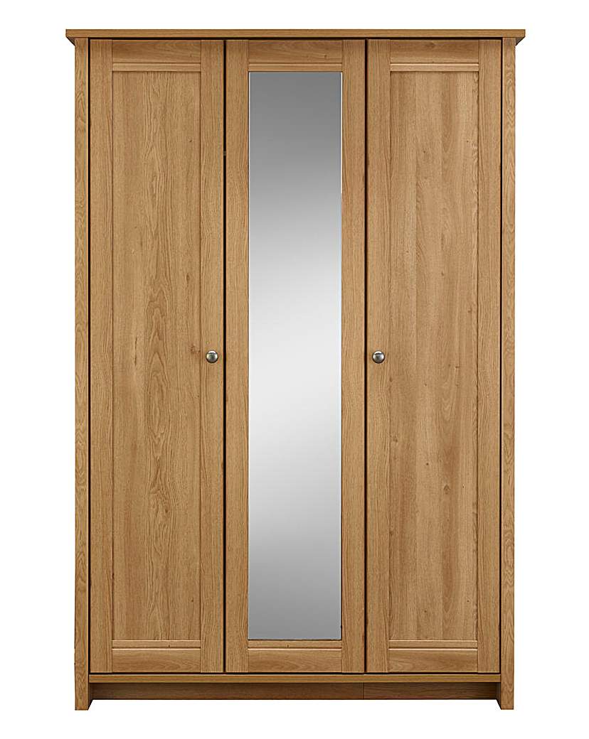 Salcombe 3 Door Mirrored Wardrobe Salcombe 3 Door Mirrored Wardrobe