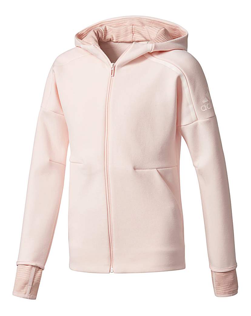 adidas Youth Girls Zone Two Pulse Hoodie adidas Youth Girls Zone Two Pulse Hoodie