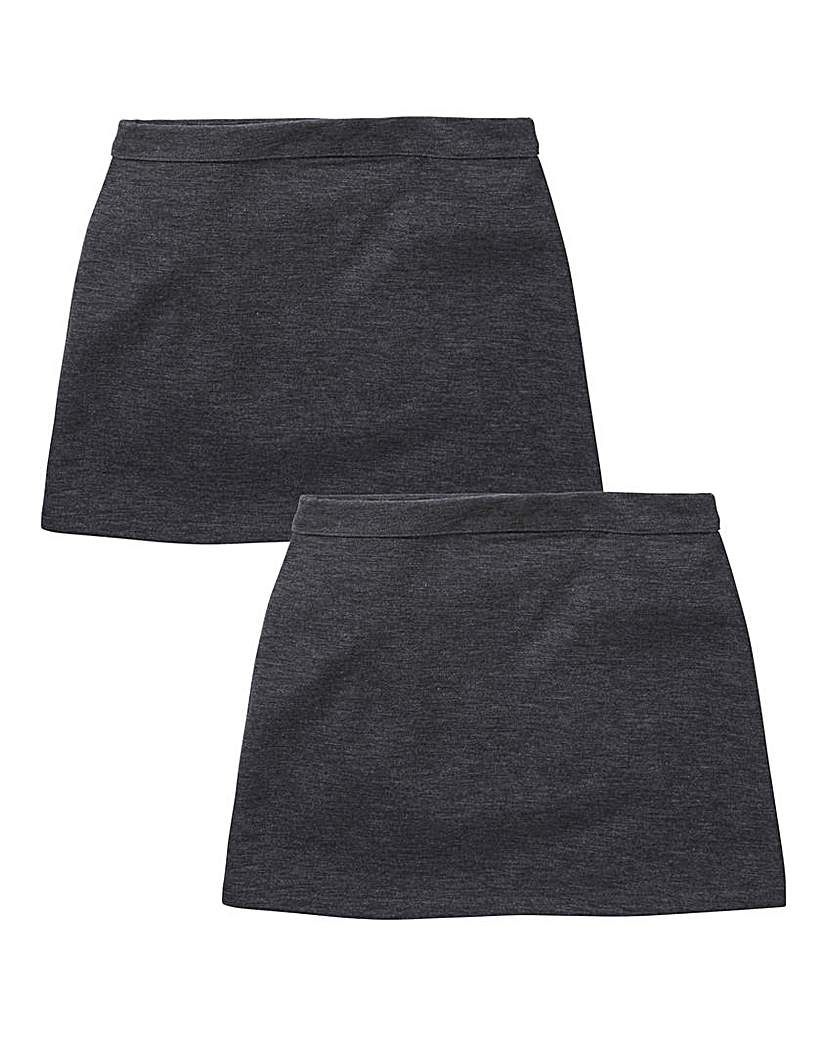 Girls Pack of Two Ponti Skirts Generous Girls Pack of Two Ponti Skirts Generous