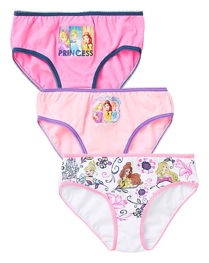 Disney Princess Pack of Three Knickers Disney Princess Pack of Three Knickers