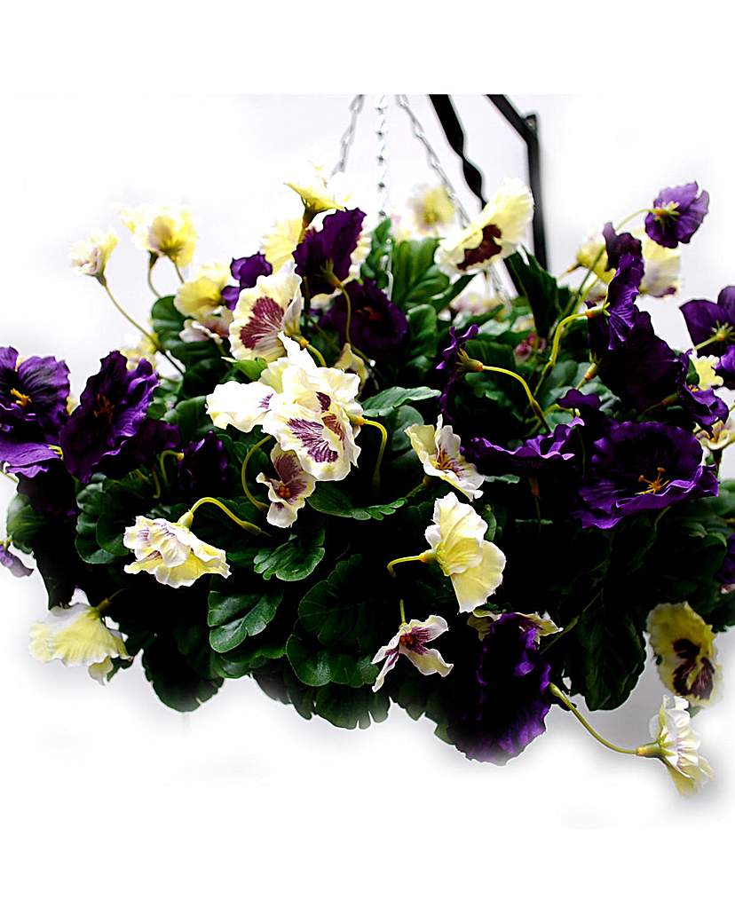 Artificial Plant Pansy Ball Artificial Plant Pansy Ball
