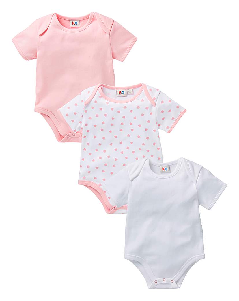 KD Baby Pack Of Three Bodysuits KD Baby Pack Of Three Bodysuits