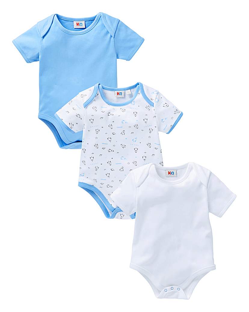 KD Baby Pack Of Three Bodysuits KD Baby Pack Of Three Bodysuits