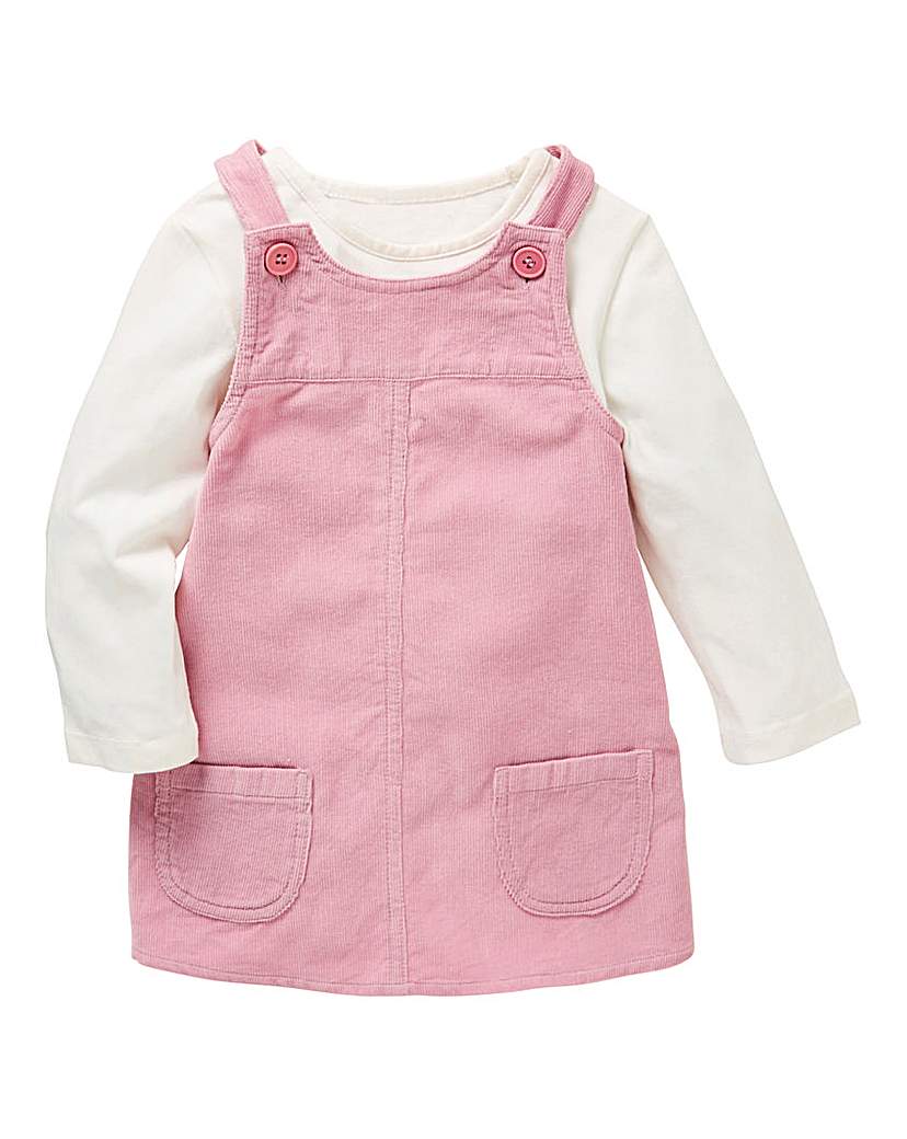 KD Baby Cord Dungaree Dress Set KD Baby Cord Dungaree Dress Set