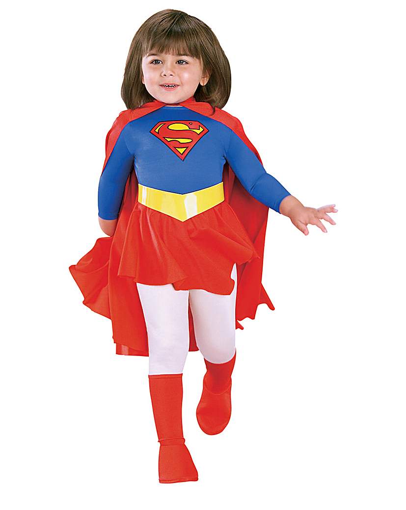 Girls Traditional Supergirl Costume Girls Traditional Supergirl Costume