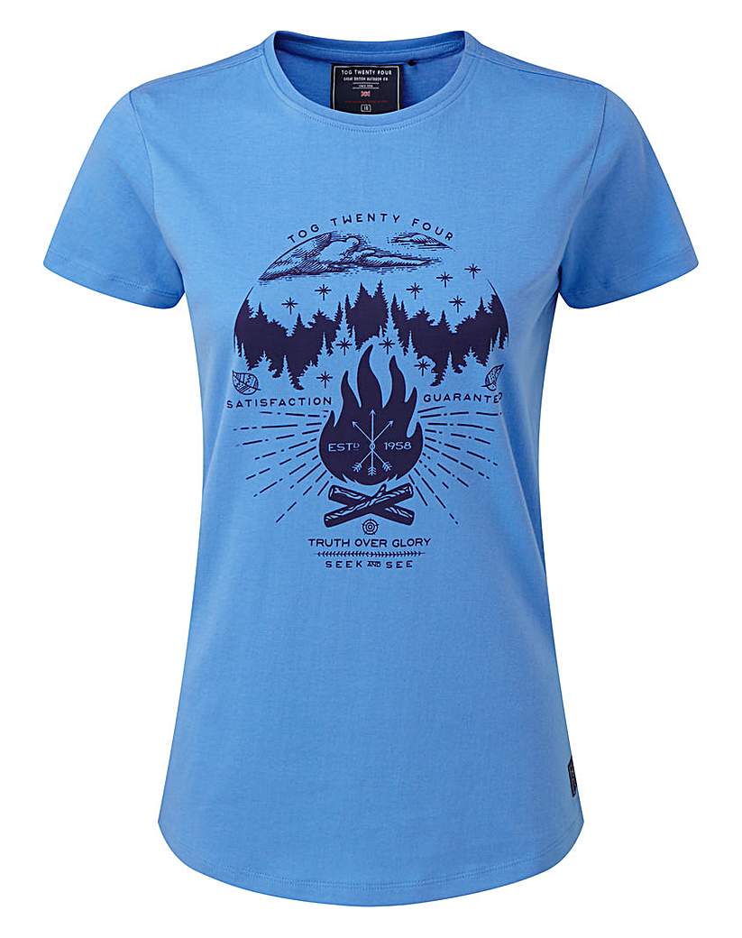 Tog24 Nicky Womens T-Shirt Camp Fire Tog24 Nicky Womens T-Shirt Camp Fire