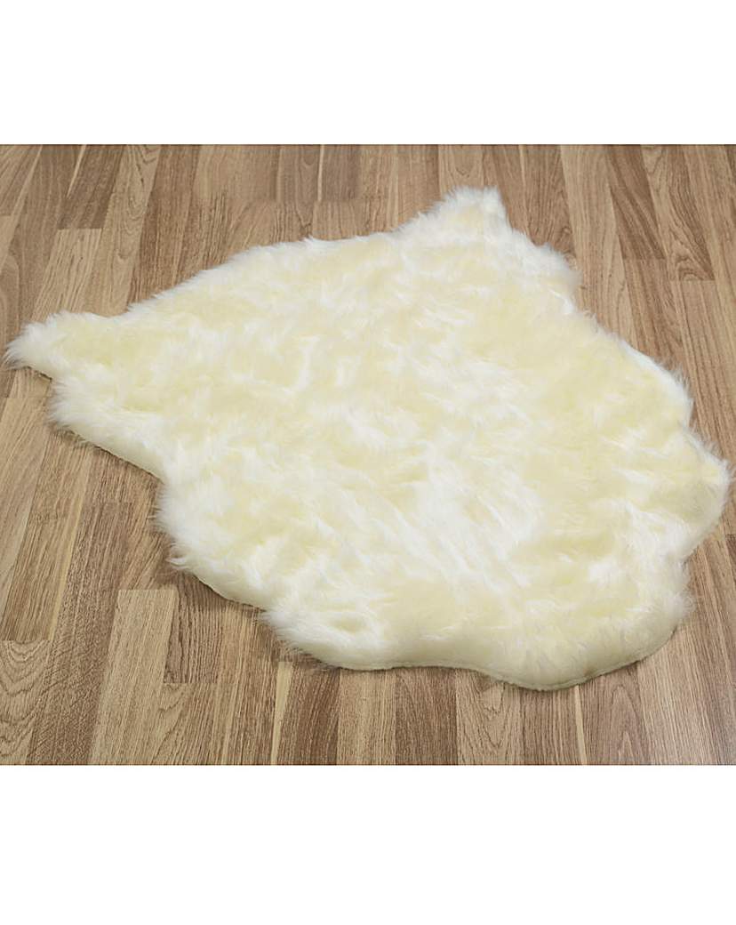 Faux Fur Shaggy Half Moon Rug Faux Fur Shaggy Half Moon Rug