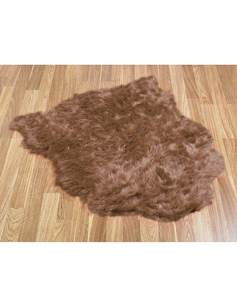 Faux Fur Shaggy Half Moon Rug Faux Fur Shaggy Half Moon Rug