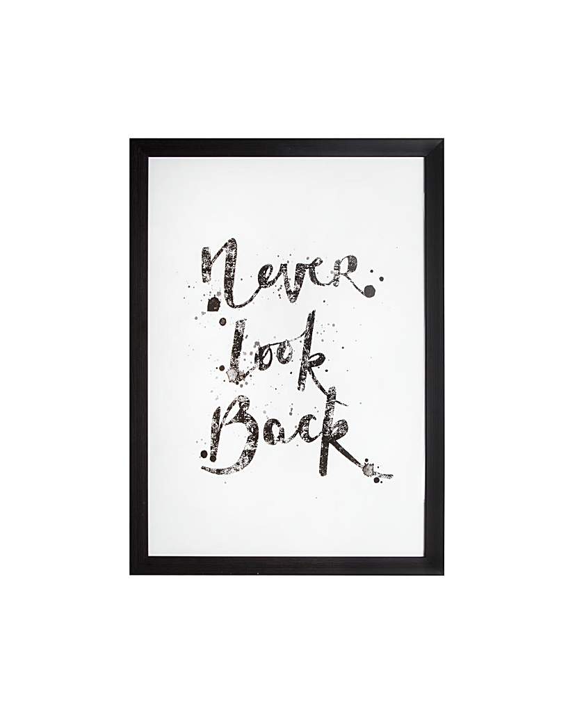 Never Look Back Framed Print Never Look Back Framed Print