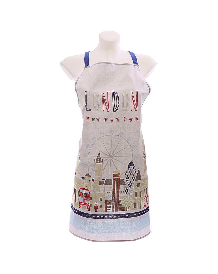 Fun Kitchen Apron - London Icons Design Fun Kitchen Apron - London Icons Design