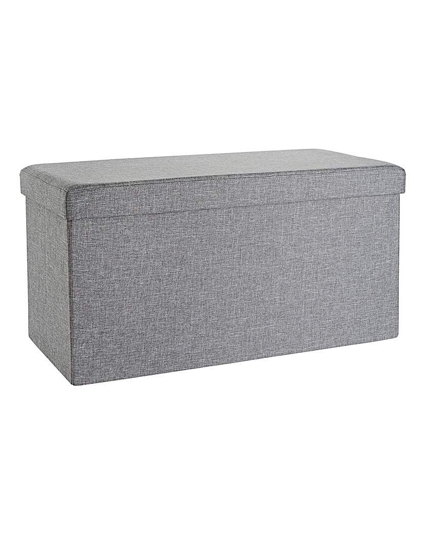 Fabric Folding Storage Seat Rectangle Fabric Folding Storage Seat Rectangle