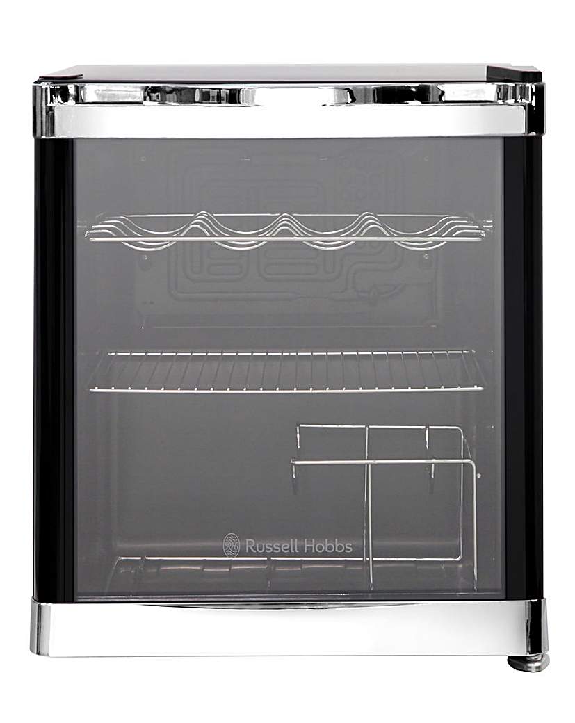Russell Hobbs Black Glass Door Cooler Russell Hobbs Black Glass Door Cooler