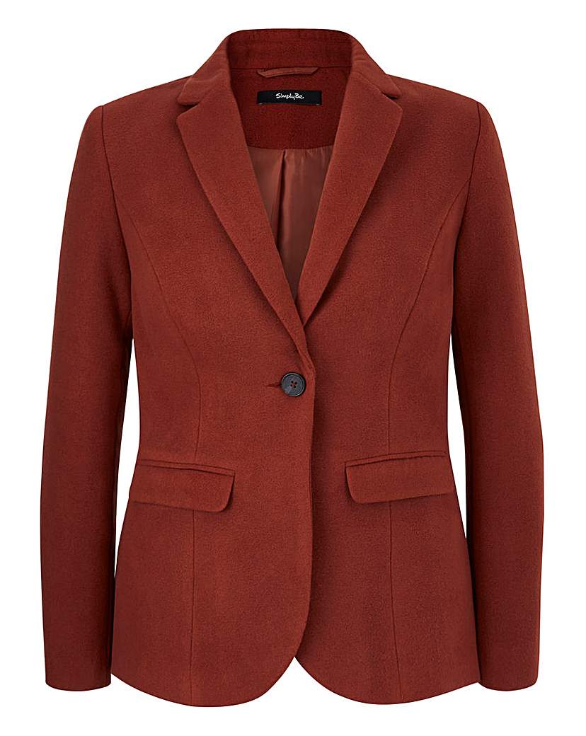 Single-Breasted Smart Coat Single-Breasted Smart Coat