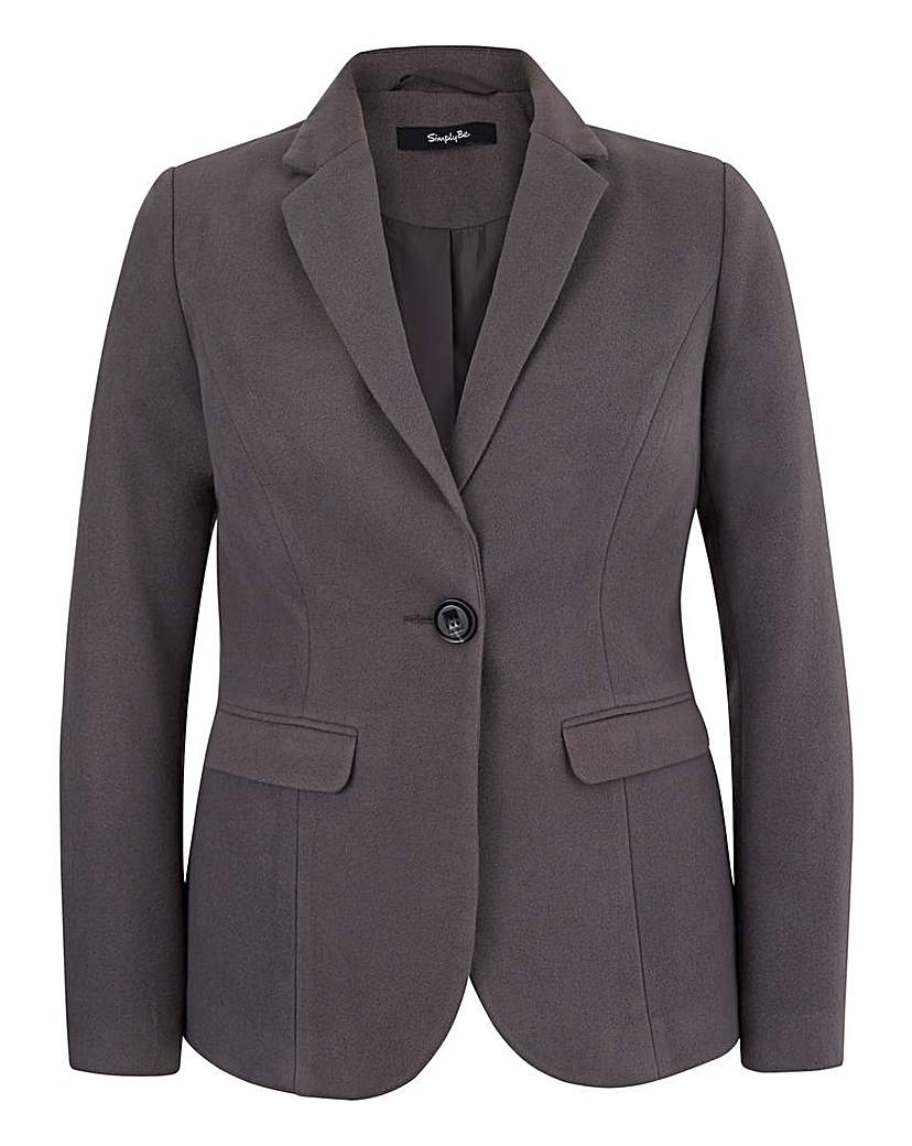 Single-Breasted Smart Coat Single-Breasted Smart Coat