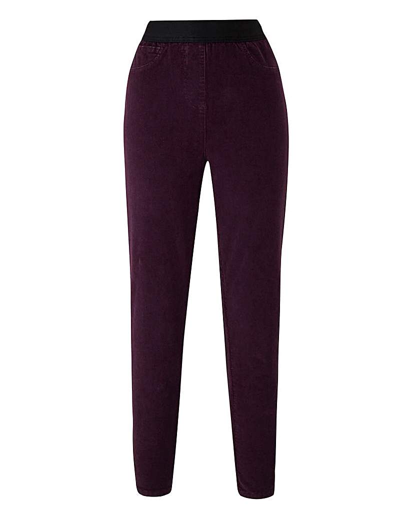 Cord Stretch Leggings Regular Cord Stretch Leggings Regular