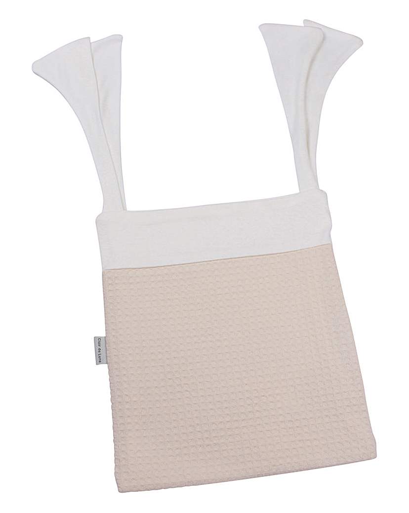 Clair de Lune Waffle Nursery Tidy Pocket Clair de Lune Waffle Nursery Tidy Pocket