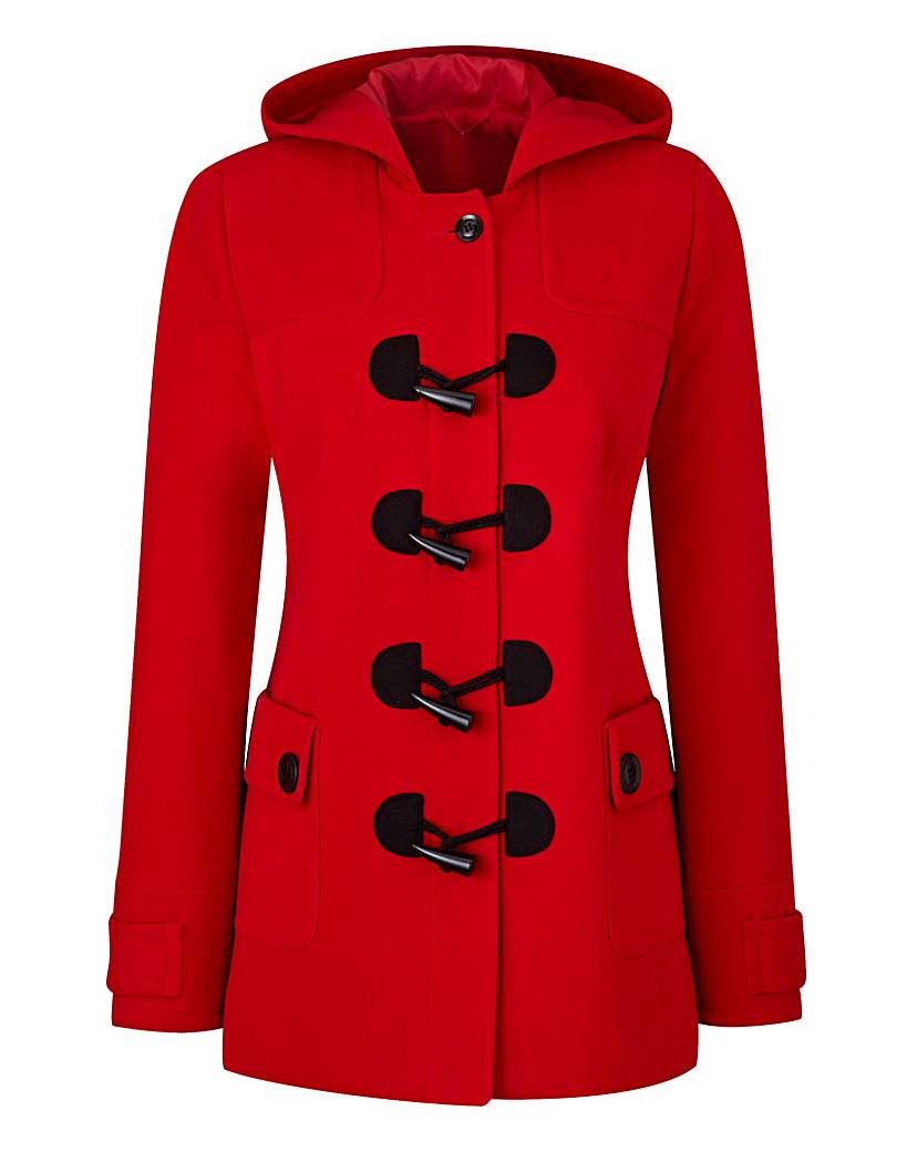 Plain Duffle Coat Length 28ins Plain Duffle Coat Length 28ins