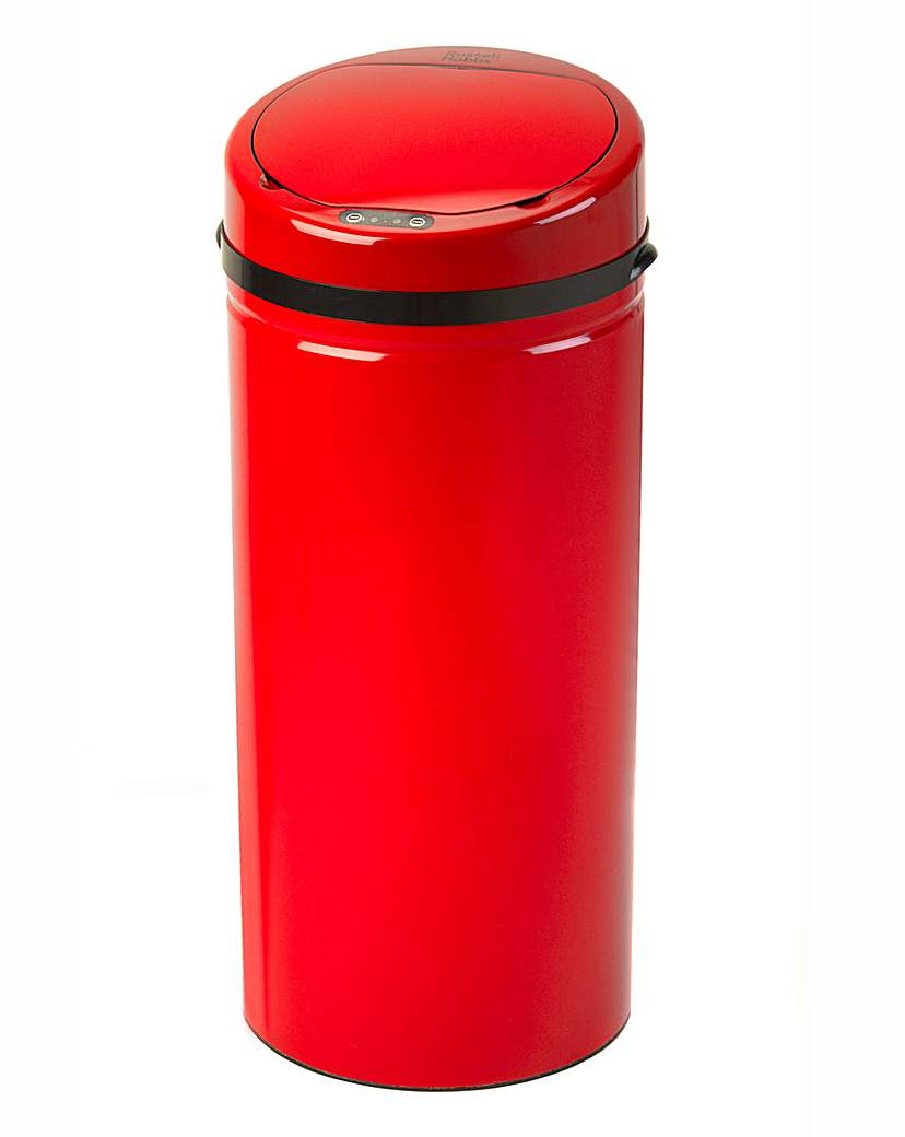 Russell Hobbs Round 50L Sensor Bin Red Russell Hobbs Round 50L Sensor Bin Red