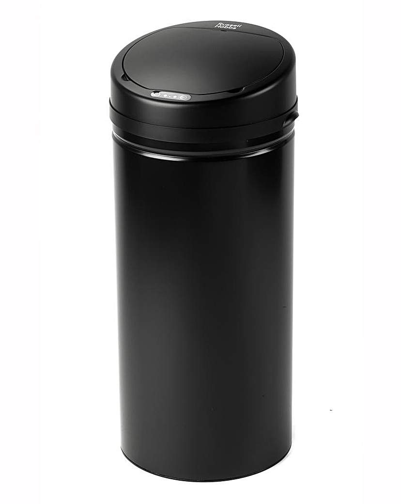 Russell Hobbs Round 50L Sensor Bin Black Russell Hobbs Round 50L Sensor Bin Black