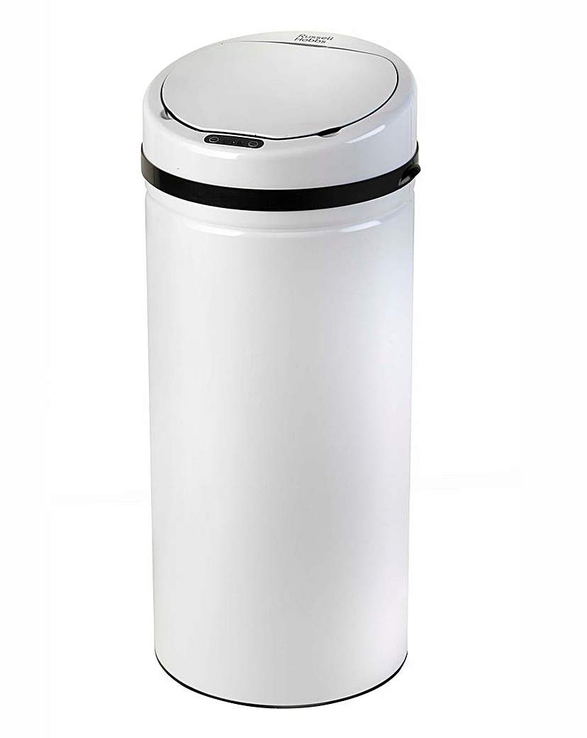 Russell Hobbs Round 50L Sensor Bin White Russell Hobbs Round 50L Sensor Bin White