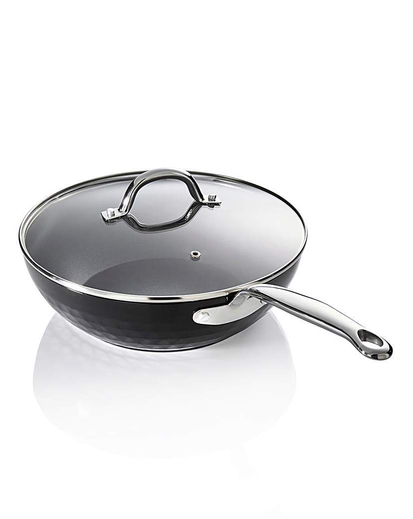 Diamond Non Stick 28cm Wok with Lid Diamond Non Stick 28cm Wok with Lid