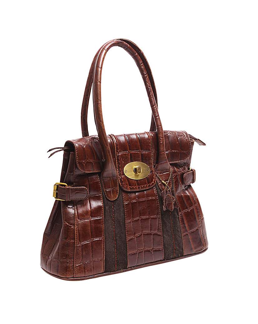 Blousey Brown Leather Handbag Blousey Brown Leather Handbag
