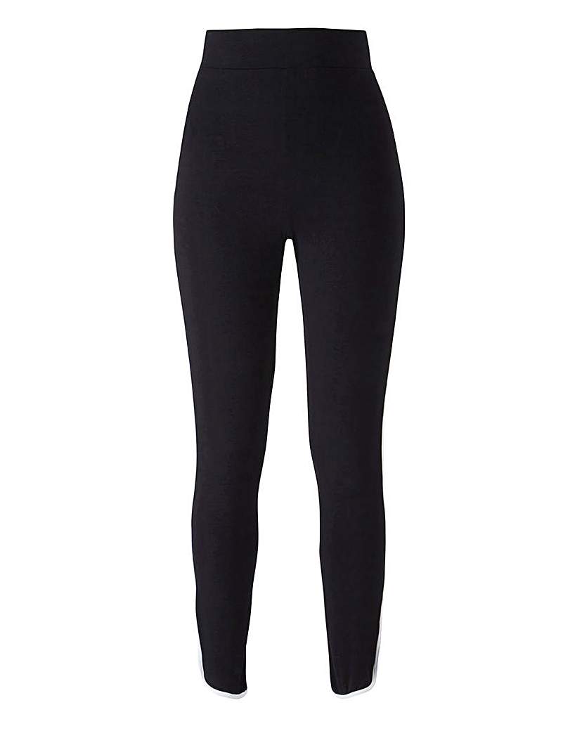 Tipped Curved Hem Leggings Regular Tipped Curved Hem Leggings Regular