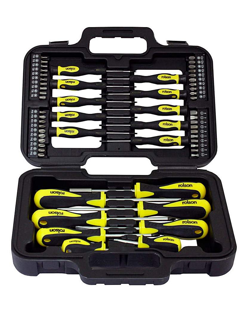 Rolson 58pc Screwdriver Set Rolson 58pc Screwdriver Set