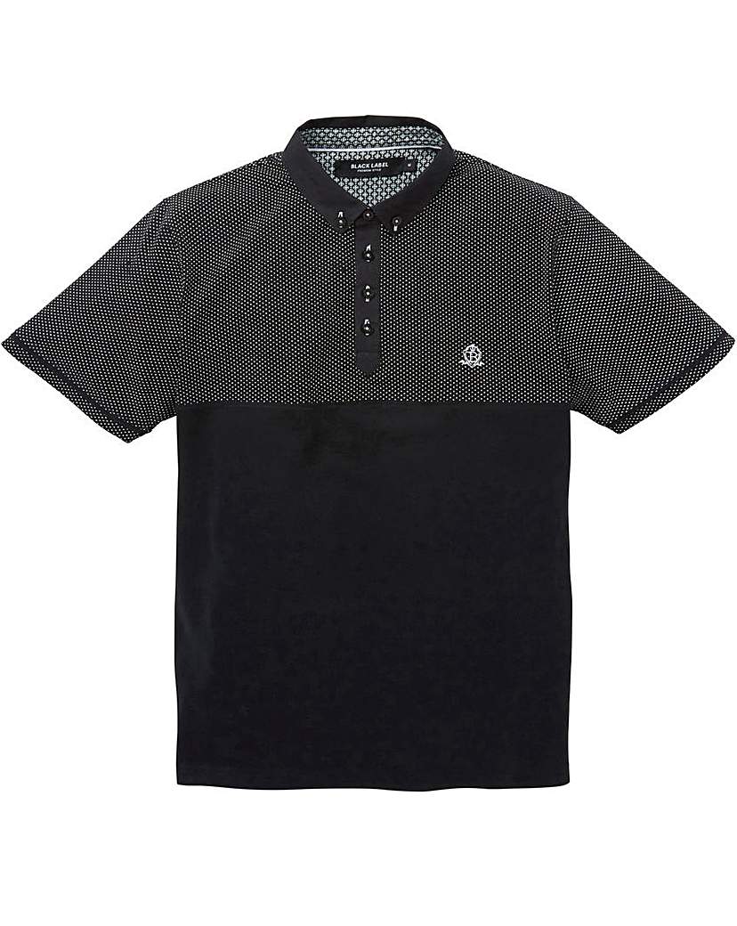 Black Label Spot Panel Polo Regular Black Label Spot Panel Polo Regular