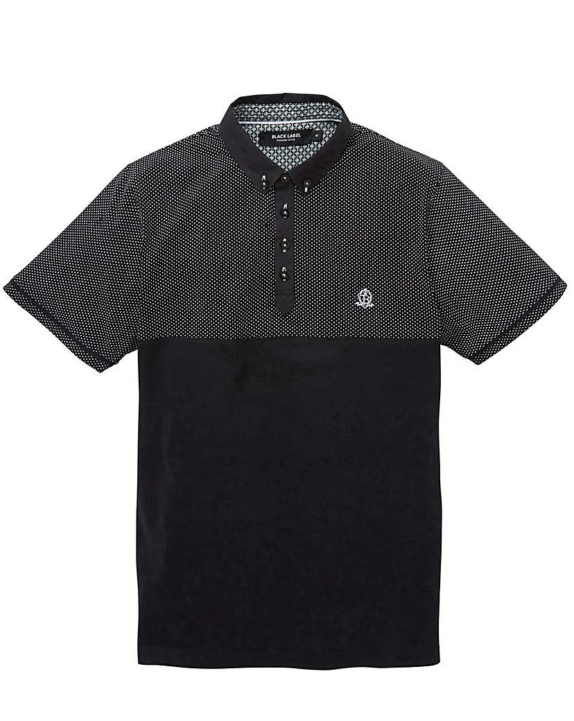 Black Label Spot Panel Polo Regular Black Label Spot Panel Polo Regular